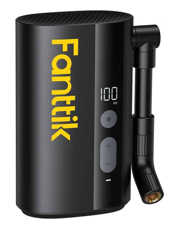 Fanttik X9 Ace Mini Bike Pump, 32s Fast Inflate Bike Pump with Gauge, 150PSI Electric Air Pump with Presta and Schrader Valve, Suitable for Mountain Bike, Road Bike, Electric Bike, MTB